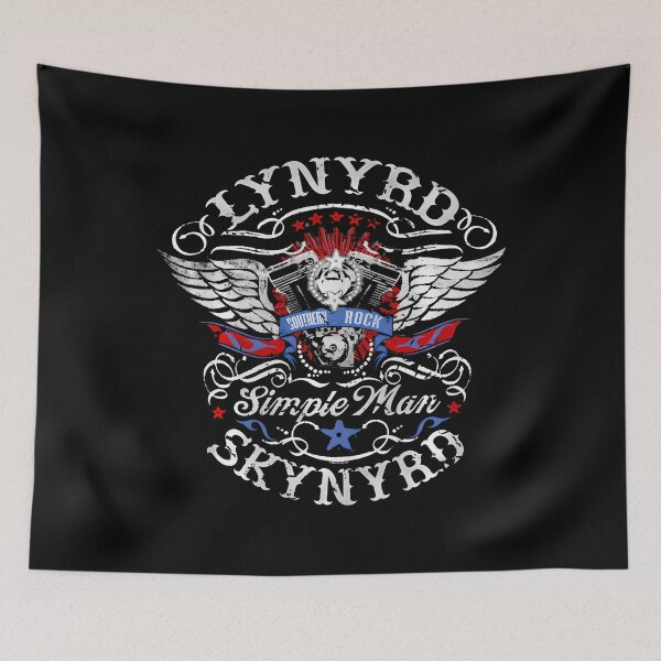 Aperçu de l'œuvre 32 Lynyrd Skynyrd Simple Man Southern Rock N Roll Vintage Biker Manches longues créée et vendue par prodesain.