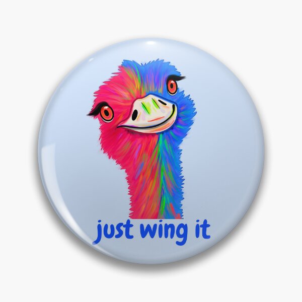 Item preview, Just Wing It Ostrich designed and sold by bloomintoyoubiy.