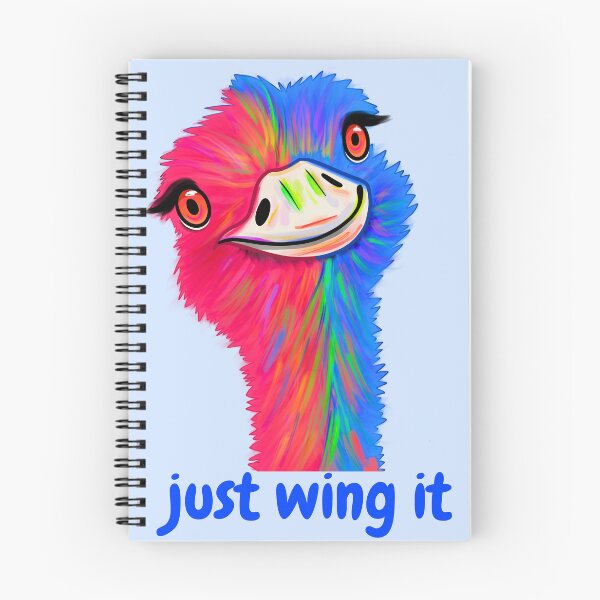 Item preview, Just Wing It Ostrich designed and sold by bloomintoyoubiy.
