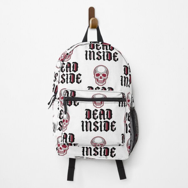 Item preview, DEAD INSIDE Minimal Skull Sticker | Gothic Dark Humor Streetwear Art designed and sold by Ecocrushstudio.