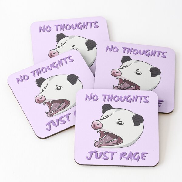 Item preview, No Thoughts Only Rage Opossum designed and sold by bloomintoyoubiy.
