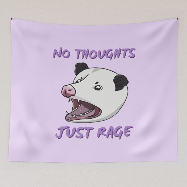 Item preview, No Thoughts Only Rage Opossum designed and sold by bloomintoyoubiy.