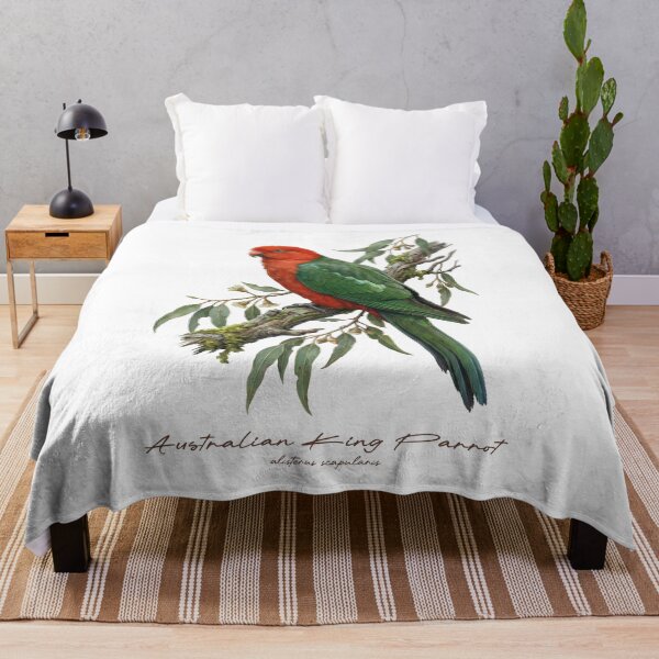 Item preview, Australian King Parrot on Rustic Branch designed and sold by Takeda-art.