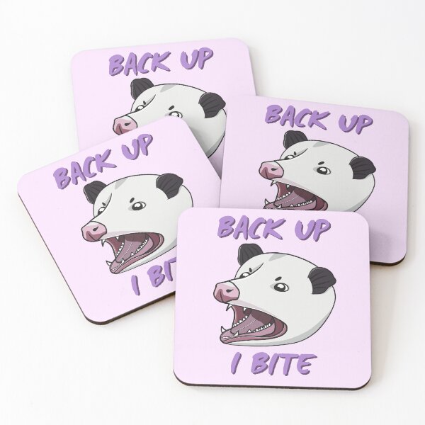 Item preview, Back up, I bite Opossum designed and sold by bloomintoyoubiy.
