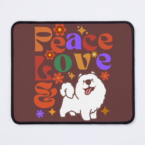 Item preview, Peace Love and Samoyed Dogs designed and sold by glowvim.