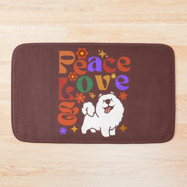 Item preview, Peace Love and Samoyed Dogs designed and sold by glowvim.