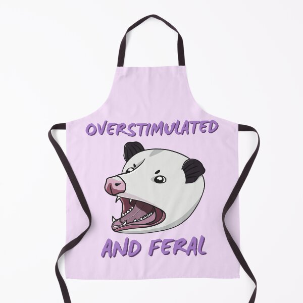 Item preview, Overstimulated and Feral Opossum designed and sold by bloomintoyoubiy.