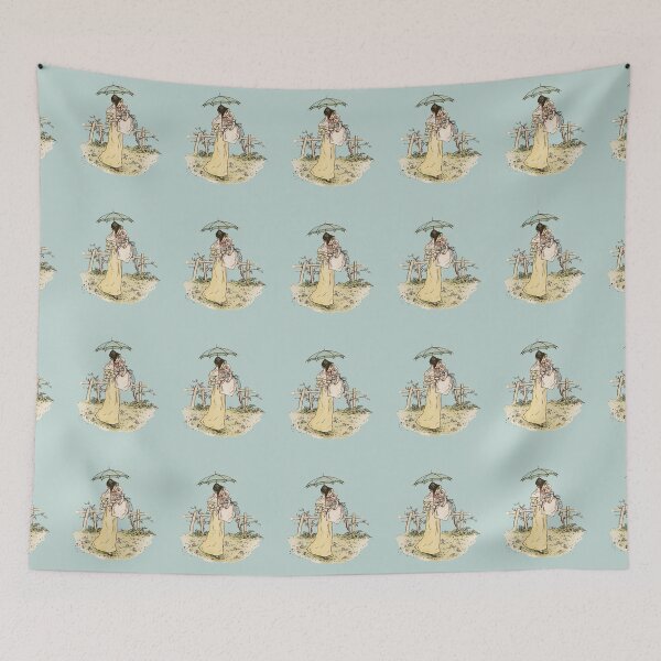 Item preview, Vintage Illustration Mother with Baby. designed and sold by LoveVintageToo.