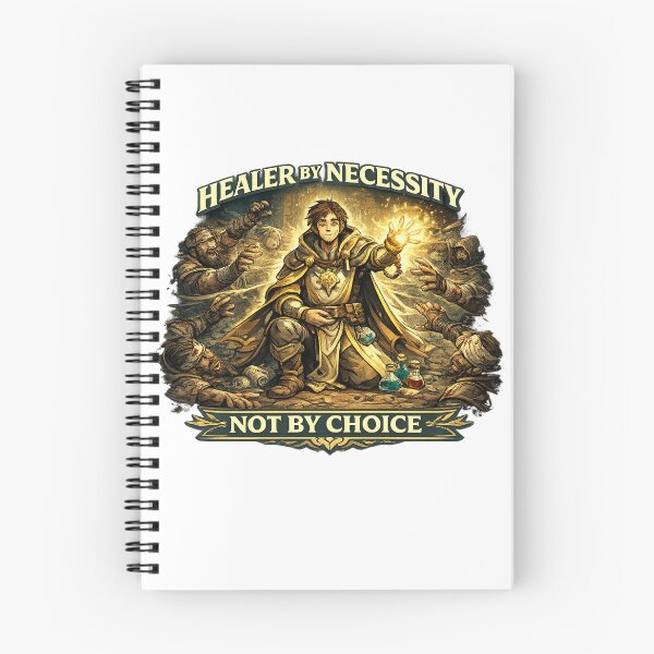 Item preview, Cleric - “Healer By Necessity, Not By Choice” designed and sold by ESSClothing.