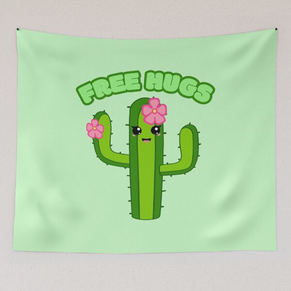 Item preview, Free Hugs Cactus designed and sold by bloomintoyoubiy.