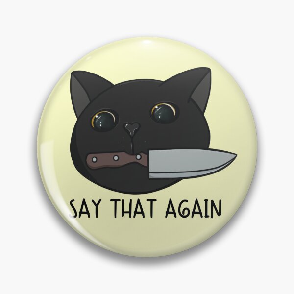 Item preview, Say That Again Black Cat designed and sold by bloomintoyoubiy.
