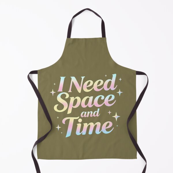 Item preview, I Need Space and Time – Cosmic Pastel Typography designed and sold by TeyArtWork.
