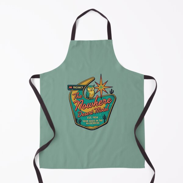 Artikelvorschau, Retro-Shirt „Nowhere Desert Motel“, Vintage-T-Shirt für einen Roadtrip durch die Wüste, T-Shirt mit Retro-Motelschild-Grafik, T-Shirt im Stil der Mid-Century-Reiseästhetik, Retro-Urlaubsshirt für den Südwesten entworfen und verkauft von KAYJAY DESIGNS.