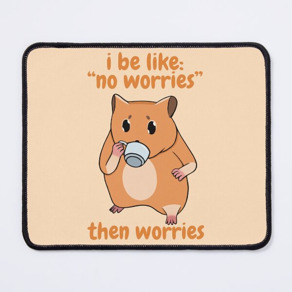 Item preview, Worried Hamster designed and sold by bloomintoyoubiy.