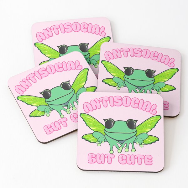 Item preview, Anti Social but Cute Fairy Frog designed and sold by bloomintoyoubiy.