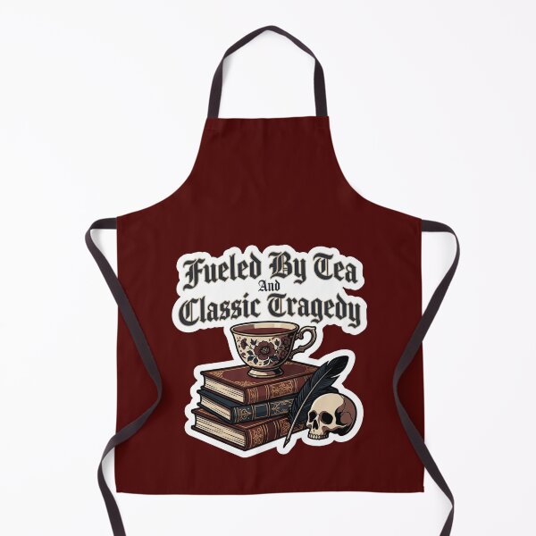 Item preview, Fueled By Tea And Classic Tragedy — Dark Academia Gothic Literature designed and sold by quackynaut.