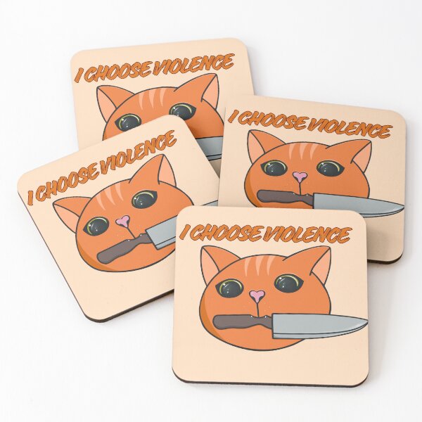 Item preview, Violent Cat designed and sold by bloomintoyoubiy.