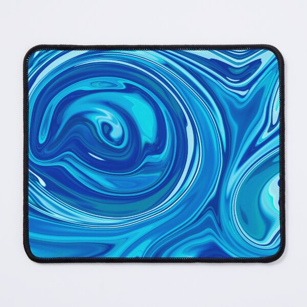 Item preview, Electric Tide; Liquid Blue Abstract  designed and sold by IftinDesigns.