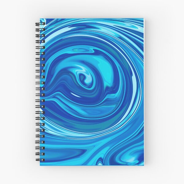 Item preview, Electric Tide; Liquid Blue Abstract  designed and sold by IftinDesigns.