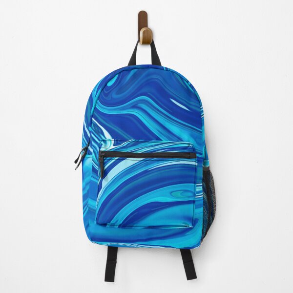 Item preview, Electric Tide; Liquid Blue Abstract  designed and sold by IftinDesigns.