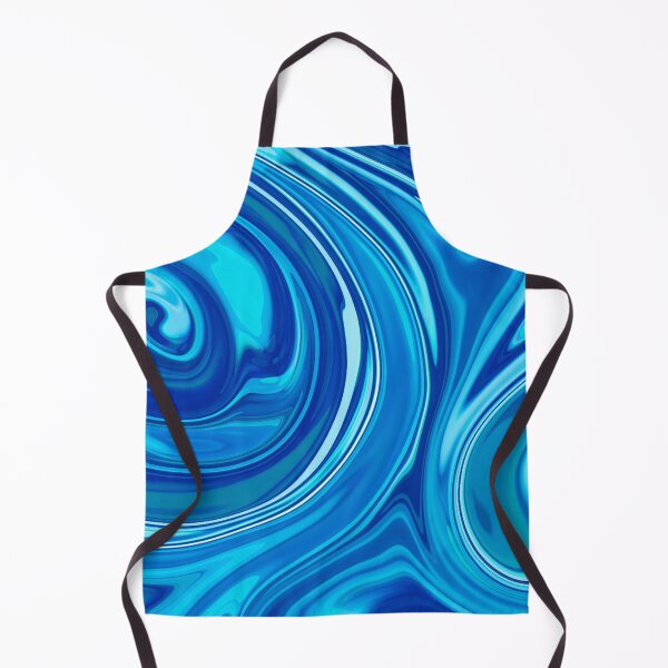 Item preview, Electric Tide; Liquid Blue Abstract  designed and sold by IftinDesigns.