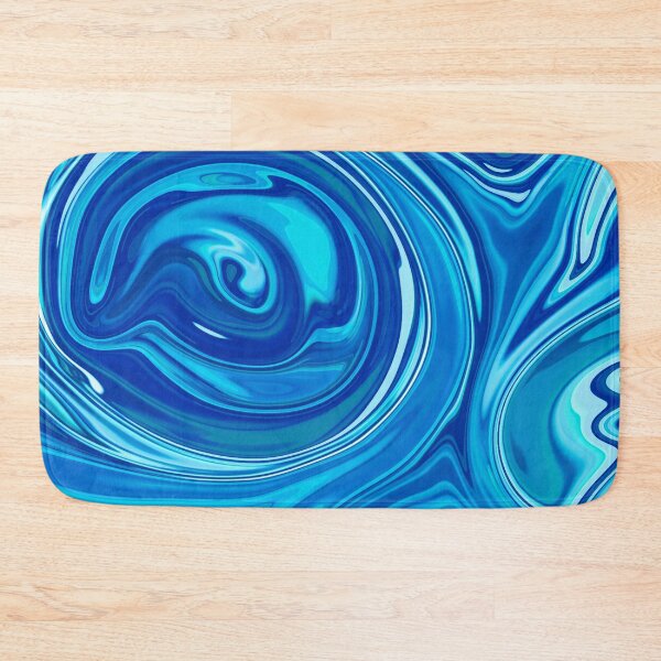 Item preview, Electric Tide; Liquid Blue Abstract  designed and sold by IftinDesigns.