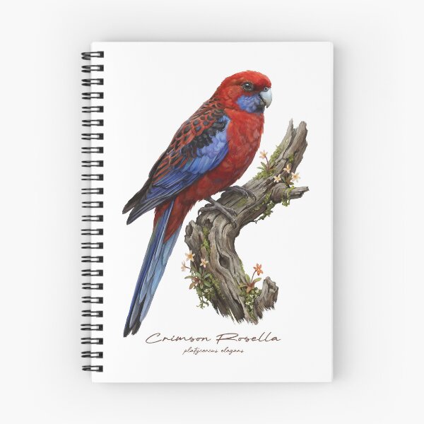 Item preview, Crimson Rosella on Flowery Branch designed and sold by Takeda-art.