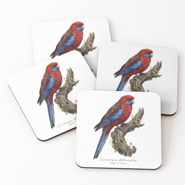 Item preview, Crimson Rosella on Flowery Branch designed and sold by Takeda-art.