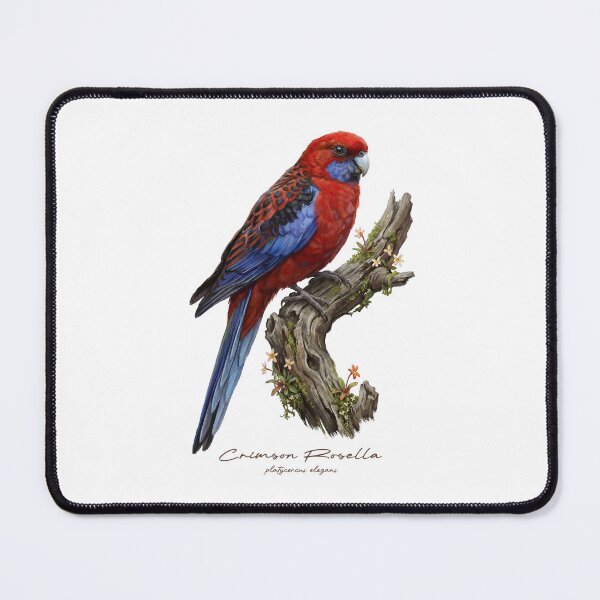 Item preview, Crimson Rosella on Flowery Branch designed and sold by Takeda-art.