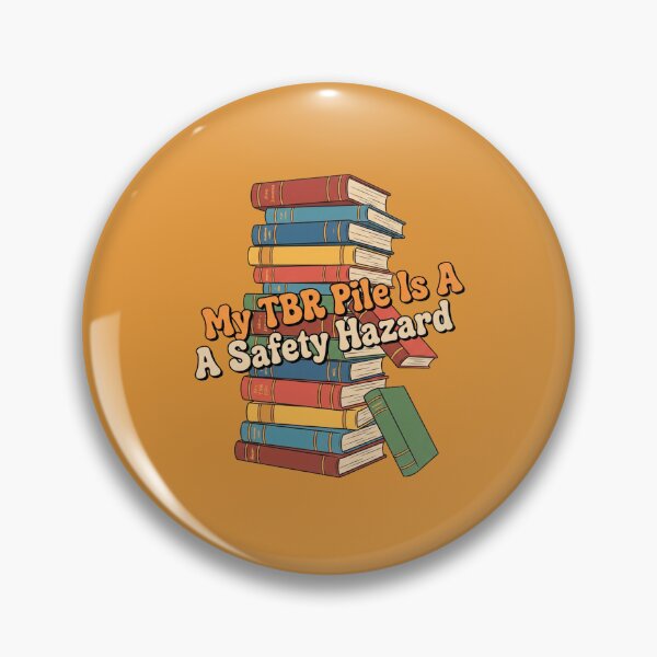 Item preview, My TBR Pile Is A Safety Hazard — Funny Book Lover Humor designed and sold by quackynaut.