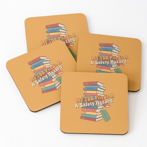 Item preview, My TBR Pile Is A Safety Hazard — Funny Book Lover Humor designed and sold by quackynaut.