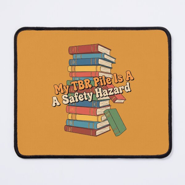 Item preview, My TBR Pile Is A Safety Hazard — Funny Book Lover Humor designed and sold by quackynaut.
