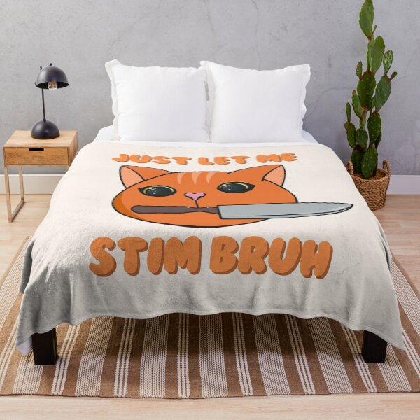 Item preview, Just Let Me Stim Bruh designed and sold by bloomintoyoubiy.