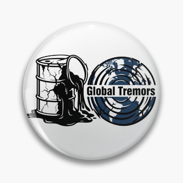 Item preview, Global Tremors Oil Shock Sticker - Economic Crisis designed and sold by ZibiArt.