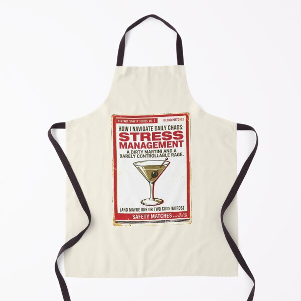 Item preview, Vintage Stress Management Matchbook Shirt, Funny Martini Retro Tee, Sarcastic Burnout Humor Graphic, Chaotic Adulting Meme Shirt, Retro Snarky Cocktail Design designed and sold by KAYJAY DESIGNS.