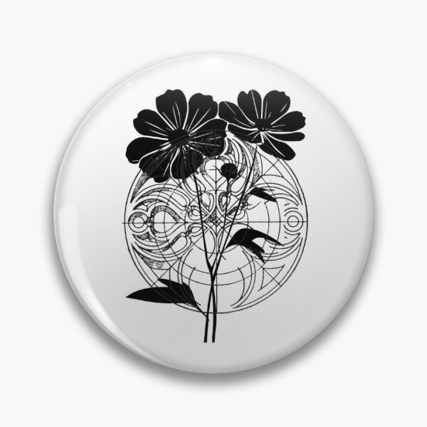 Item preview, Gothic Flower Renaissance Window  designed and sold by mowsdesigns.