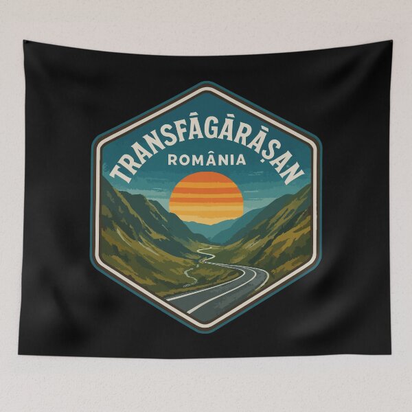 Item preview, Transfagarasan Romania Retro Travel designed and sold by TomFrontierArt.
