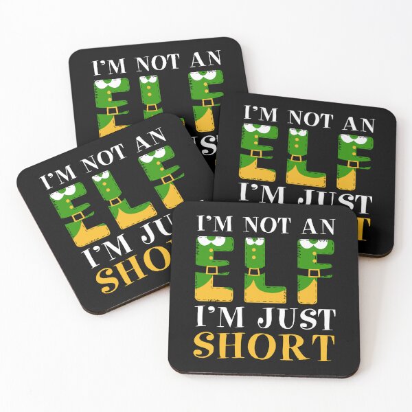 Item preview, I'm Not An Elf I'm Just Short - Funny Christmas Pajama Party designed and sold by CosmoKitsch.