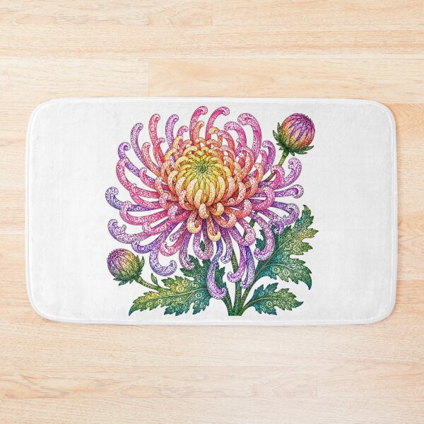 Item preview, Spider Chrysanthemum - November Birth Flower designed and sold by PaintedbyCarol.