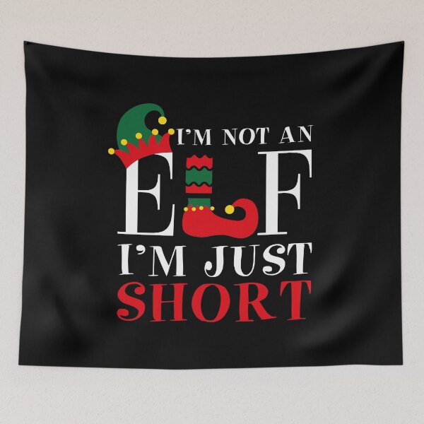 Item preview, I’m Not An Elf I’m Just Short Matching Christmas Party designed and sold by CosmoKitsch.