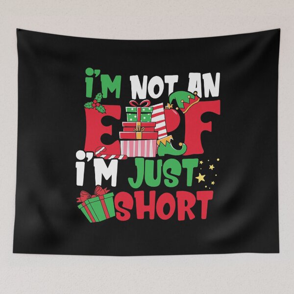 Item preview, I’m Not An Elf I’m Just Short Cute Funny Xmas Pajamas designed and sold by CosmoKitsch.