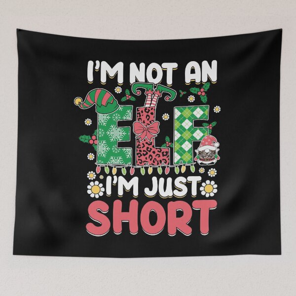 Item preview, I’m Not An Elf I’m Just Short Christmas Family Group Gift designed and sold by CosmoKitsch.