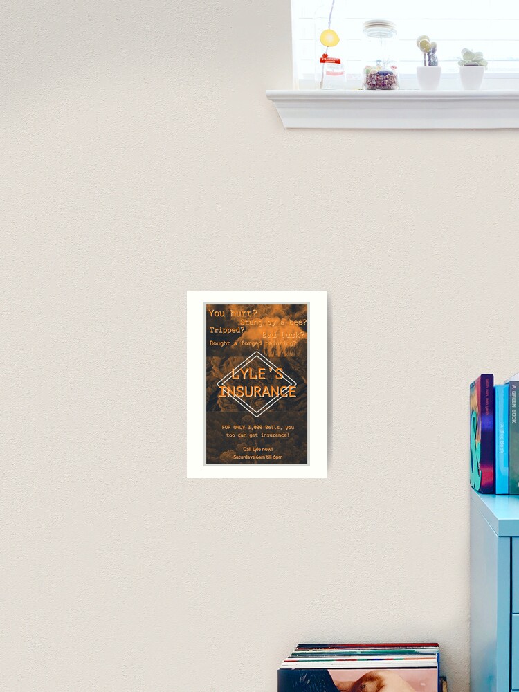 Thumbnail 2 of 3, Art Print, Lyle’s insurance designed and sold by K-AEyston.