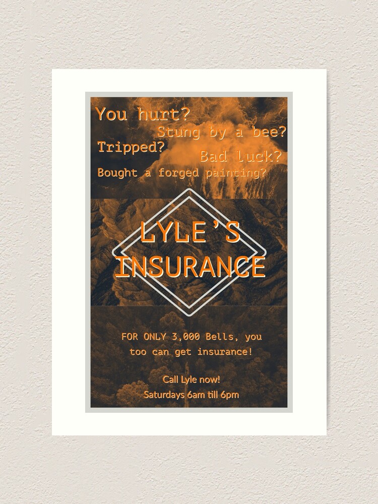 Thumbnail 1 of 3, Art Print, Lyle’s insurance designed and sold by K-AEyston.