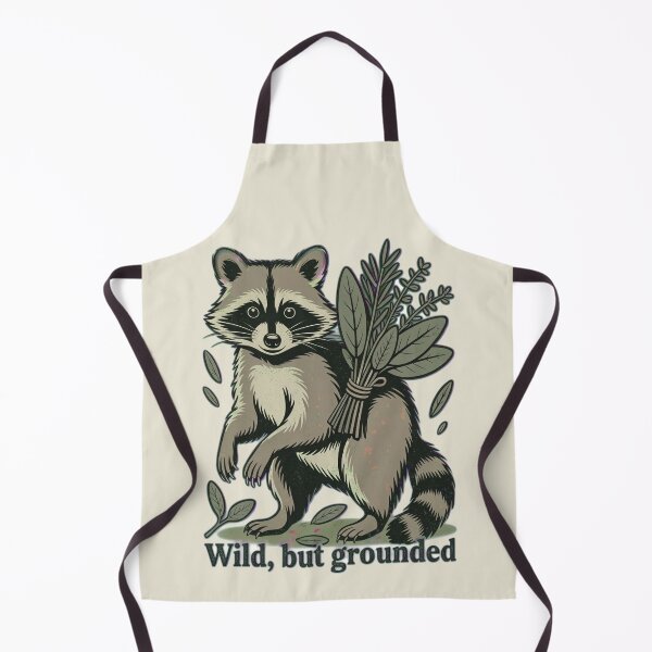 Item preview, Wild But Grounded Vintage Raccoon Botanical Art. designed and sold by AlexandraSand.