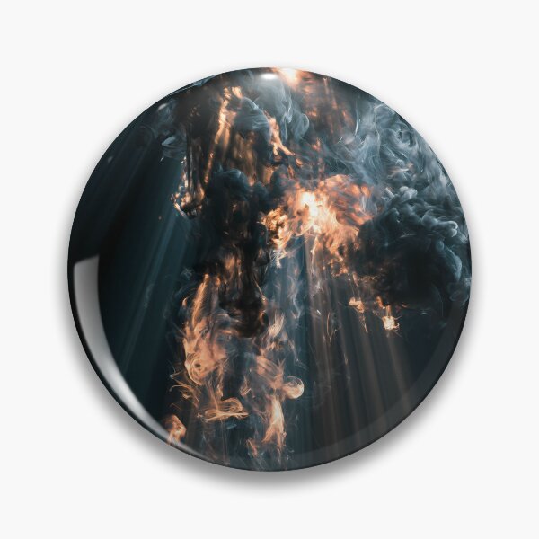 Item preview, Dark smoke light beam abstraction designed and sold by CosmicGlyph.