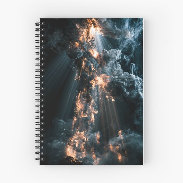 Item preview, Dark smoke light beam abstraction designed and sold by CosmicGlyph.