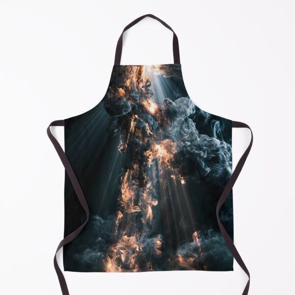 Item preview, Dark smoke light beam abstraction designed and sold by CosmicGlyph.