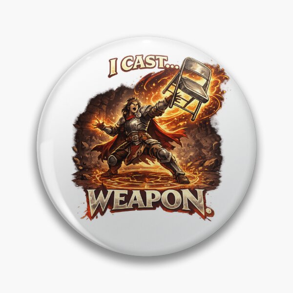 Item preview, Fighter - “I Cast… Weapon” designed and sold by ESSClothing.