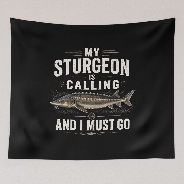 Item preview, My Sturgeon is Calling and I Must Go designed and sold by zoes-ink.